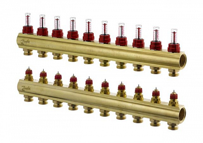 088U0530 Распределительный коллектор типа Danfoss FHF-10F